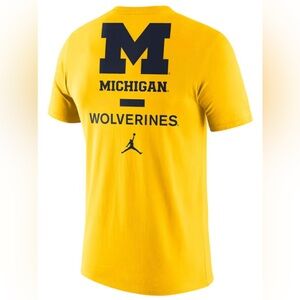 Small-3XL Michigan Wolverines Jordan Brand DNA Performance maize & blue